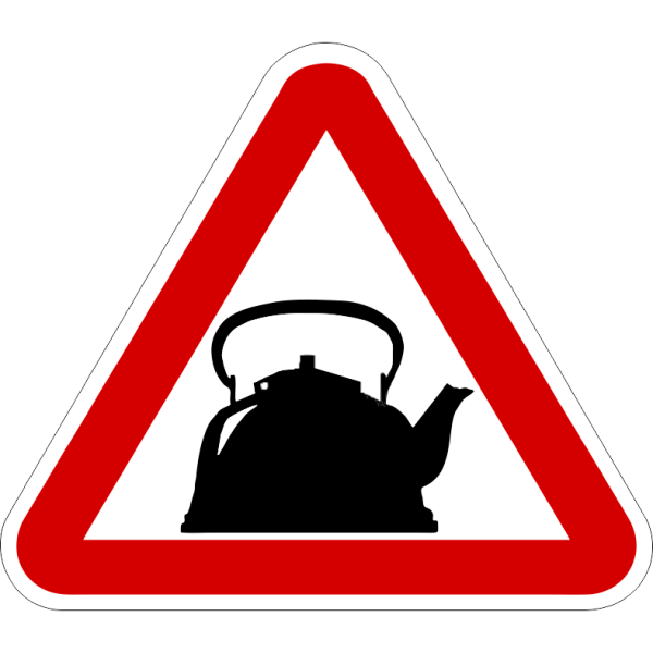 Наклейка на автомобиль чайник