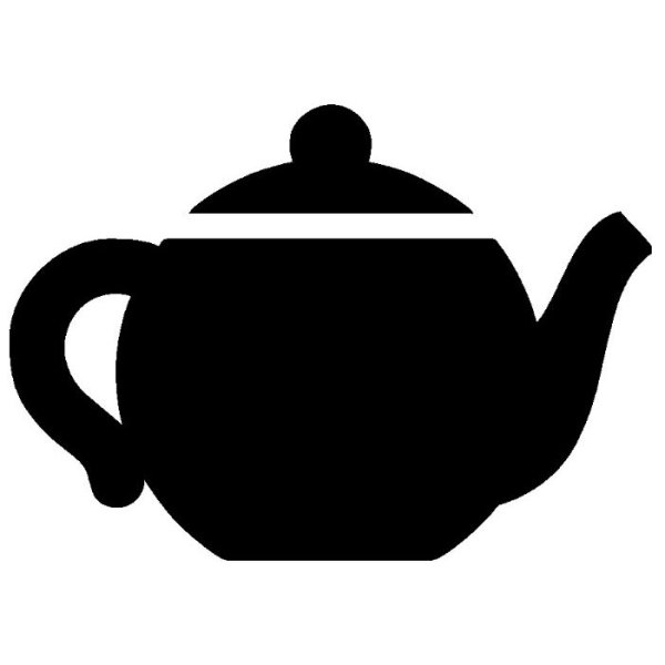 Клипарт чайник оранжевый