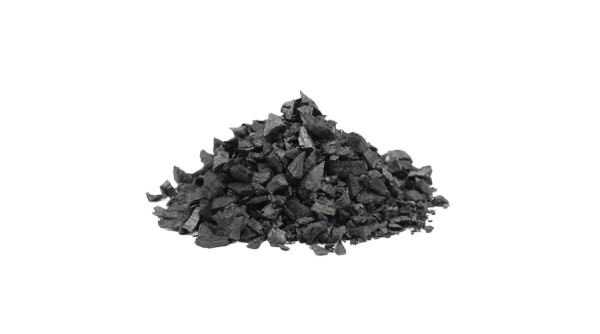 Уголь на белом фоне