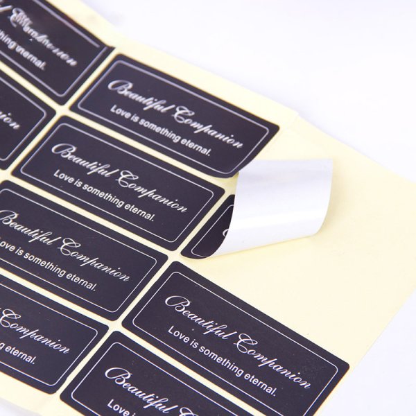 Наклейки на букеты цветов с логотипом