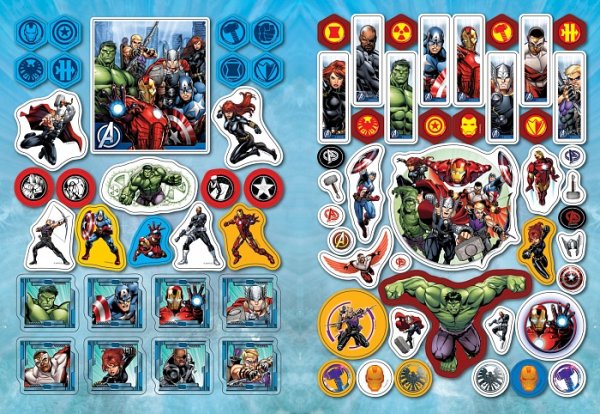 Наклейки на карточку