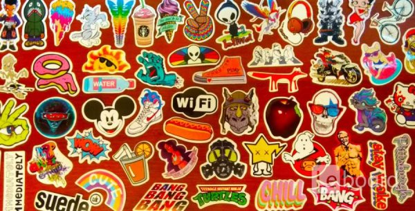 Наклейки из журнала