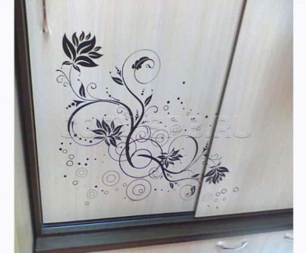 Наклейки на шкаф купе