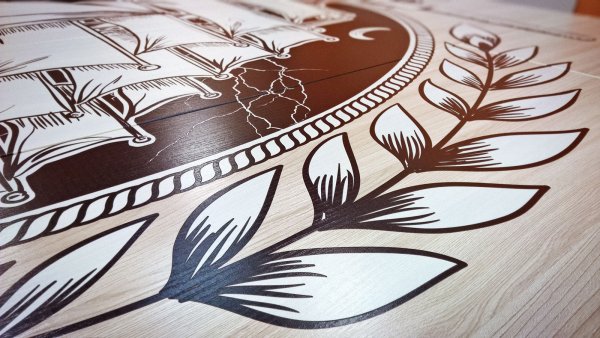 Ультрафиолетовая печать на фанере