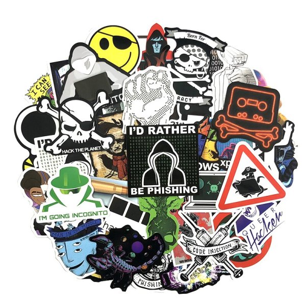 Наклейки хакер