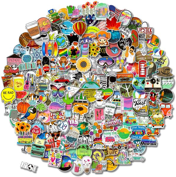 Стикеры черно белые