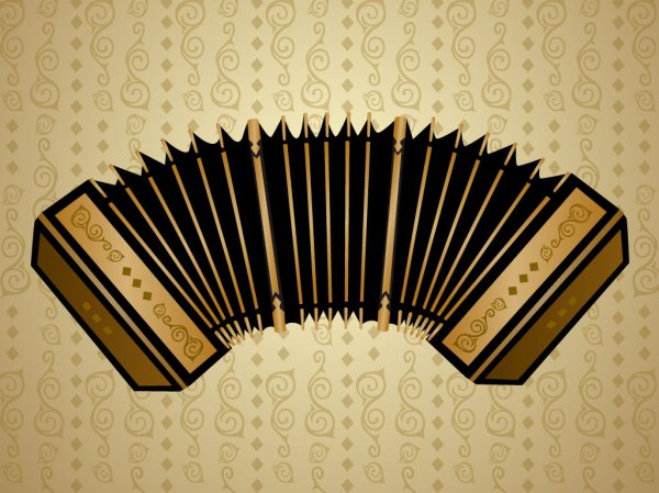 Гармошка вектор