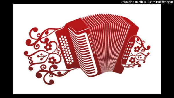 Гармонь на прозрачном фоне