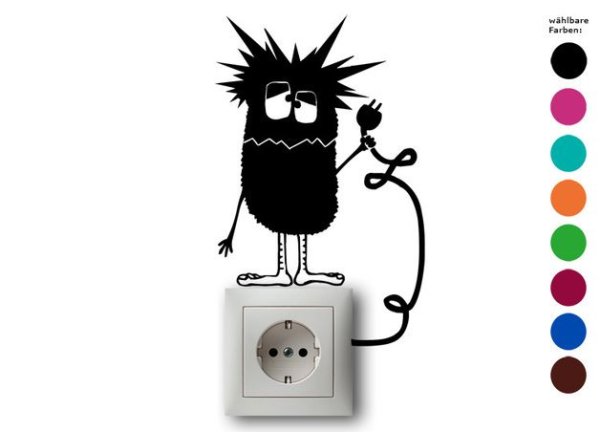 Наклейки на выключатели и розетки