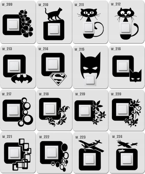 Наклейки на выключатель