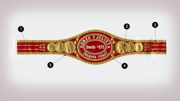 Этикетка сигары макеты