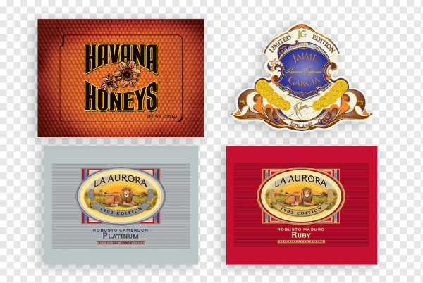 Этикетки на коробки для сигары