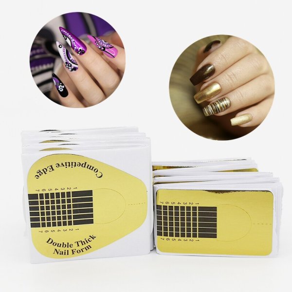 Наращение ногтей на формах