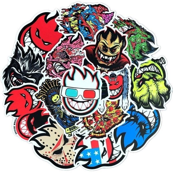 Стикеры на скейтборд Spitfire