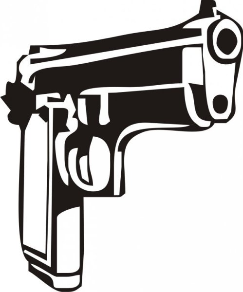 Стикер пистолет