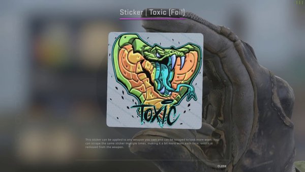 Голографические наклейки КС го