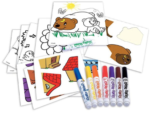 Crayola Mini Kids набор "мой первый пазл" с наклейками