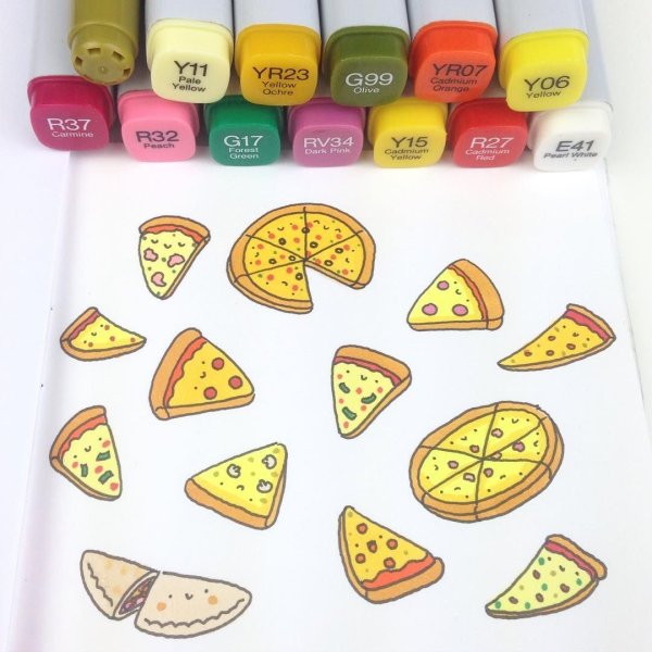 KIRAKIRADOODLES рисунки фломастерами