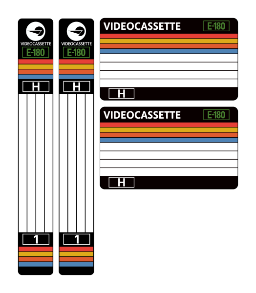 Этикетки для аудиокассет
