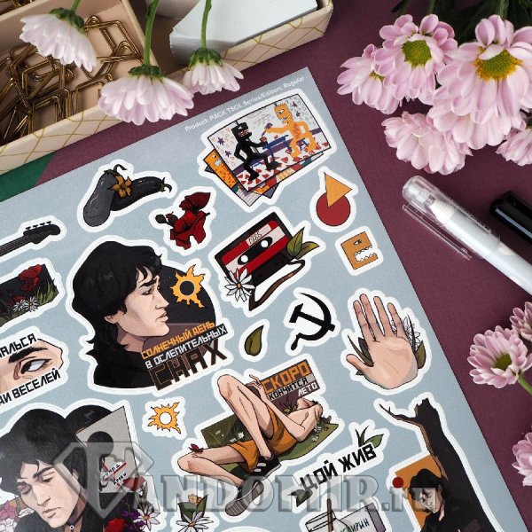 Виктор Цой Стикеры