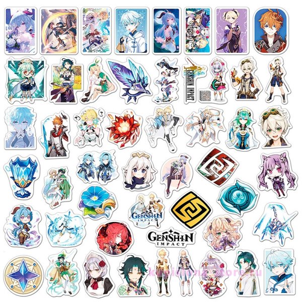 Наклейки Геншин Импакт