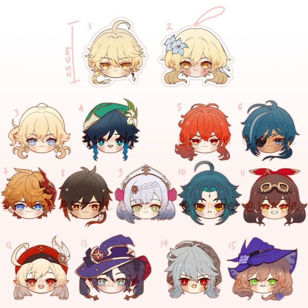 Мона Геншин Chibi