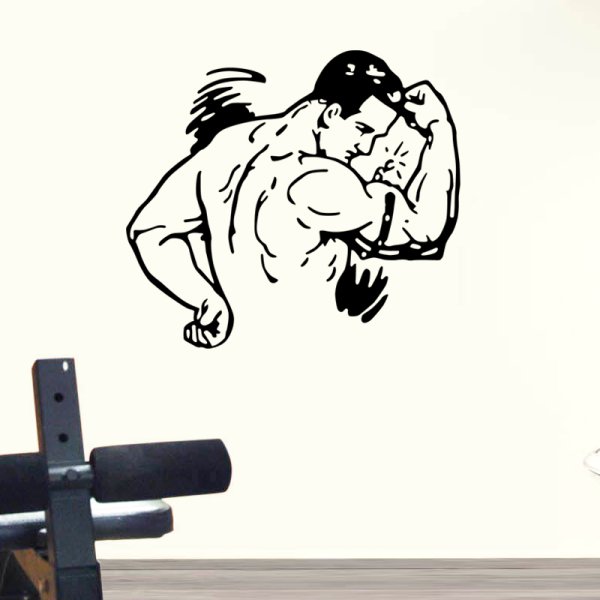 Смешные наклейки в тренажерном зале