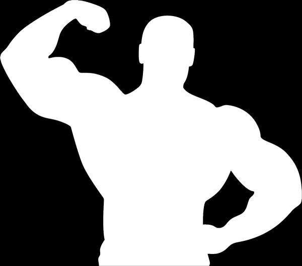 Черно белый качок