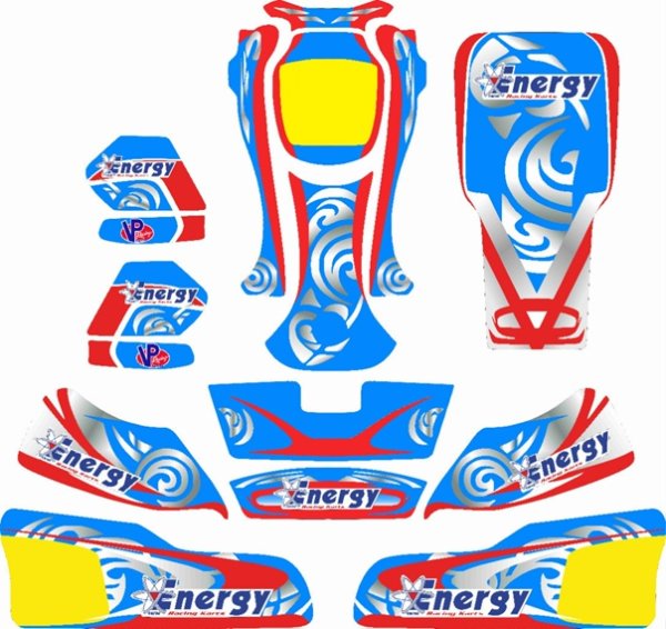 Energy Kart Decals