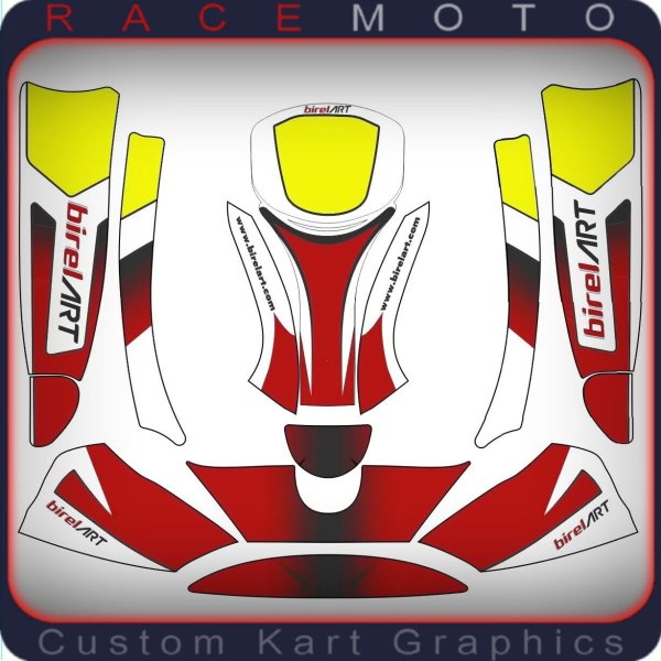 Дизайн наклеек картинг