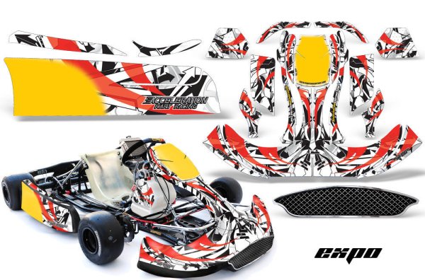 Наклейки на картинг набор