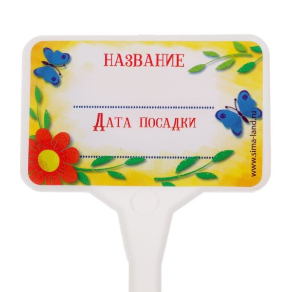 Таблички для огорода