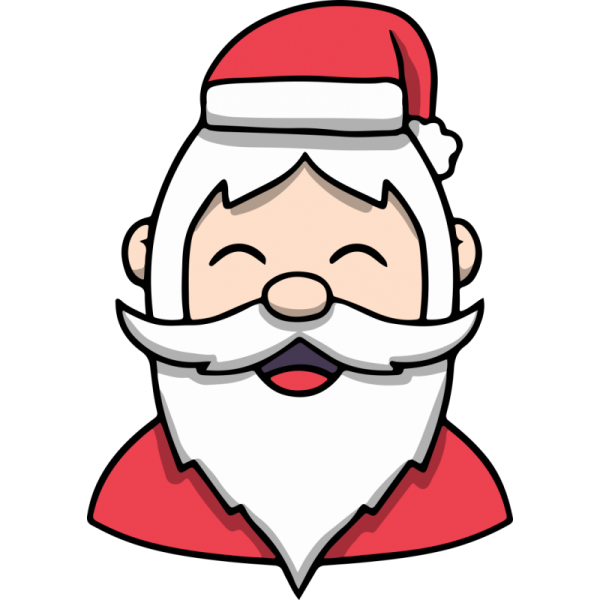 Дед Мороз (с наклейками)