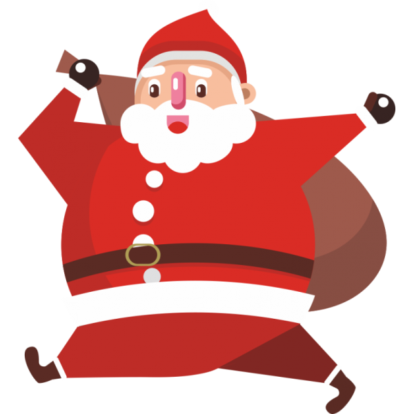 Векторный Санта Клаус