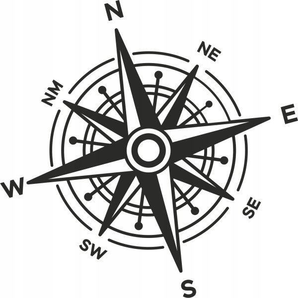 Наклейка компас