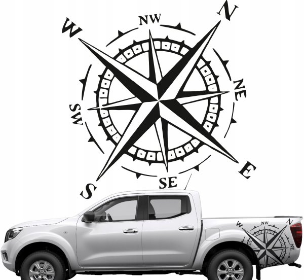 Роза ветров в машину