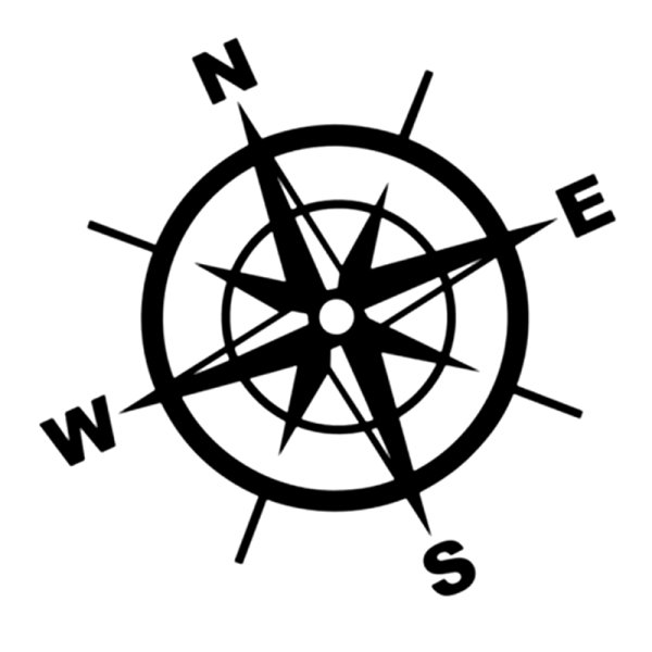 Наклейка компас