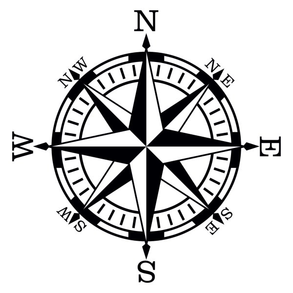 Наклейка компас