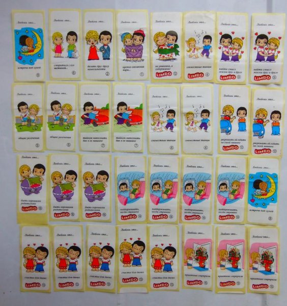 Наклейки лов изколекции