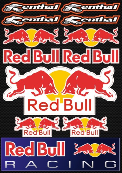 Red bull этикетка