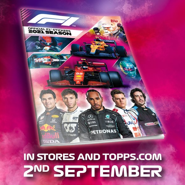 Topps Formula 1 2021 наклейки