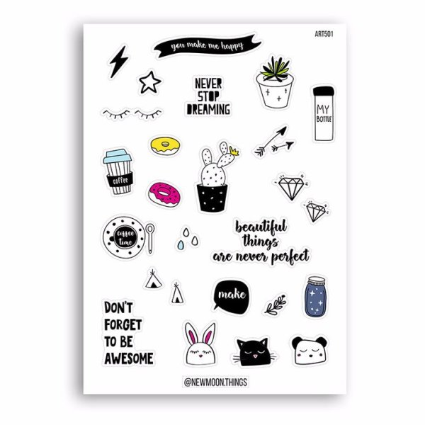 Прикольные наклейки в ежедневник