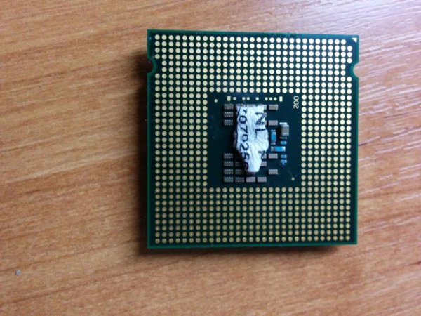 Потемнения на процессоре