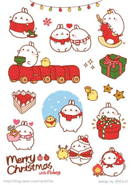 Новогодние рисунки маленькие для наклеек