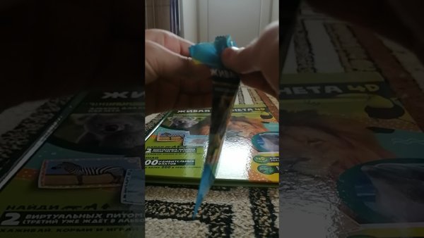 Книга животные с 3d