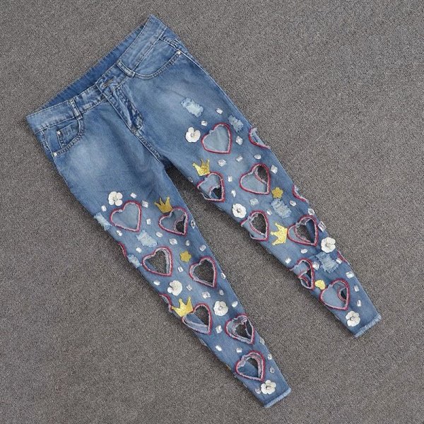 Декор джинсов