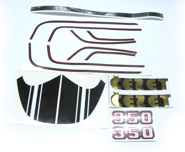 Наклейка на бак Чезет 350
