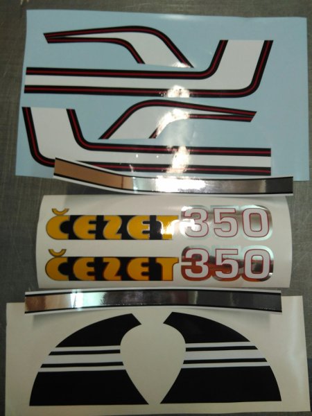 Наклейки Чезет 472