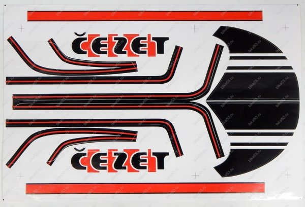 Наклейки на мотоцикл Чезет 350