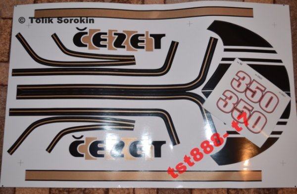 Наклейки Чезет 350 472.5